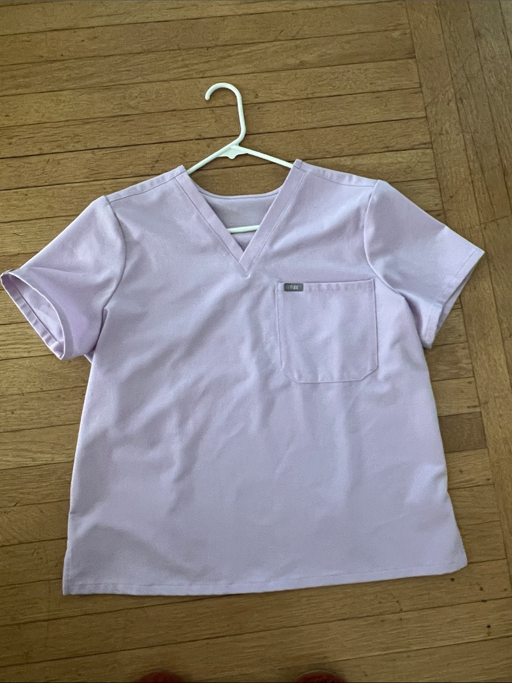 FIGS Lavender V-Neck Scrub Top